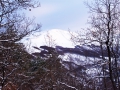 Monti Sibillini in de sneeuw, bij Bolognola